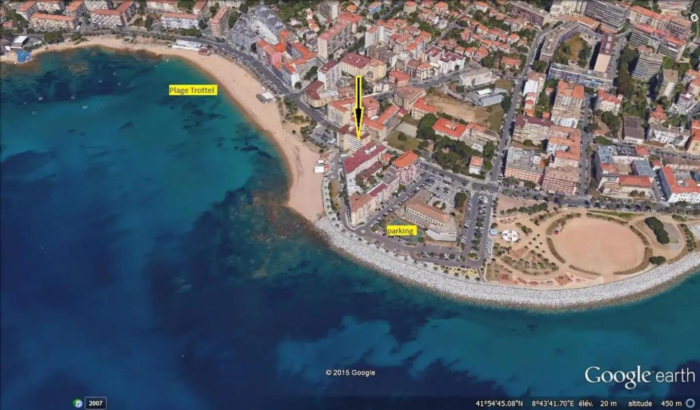 Magnifique F3 Les Pieds Dans L'Eau. Leilighet Ajaccio  Eksteriør bilde